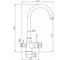 Смеситель ZorG Steel Hammer нержавейка SH 763 INOX 2