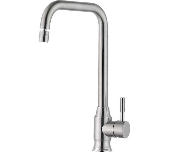 Смеситель ZorG Steel Hammer нержавейка SH 5177 INOX