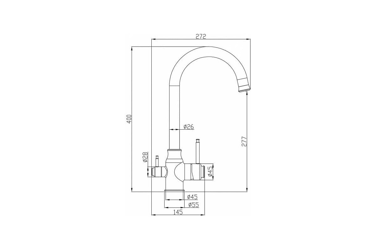 Смеситель ZorG Steel Hammer графит SH 763 INOX GRAFIT PVD - выгодная ...