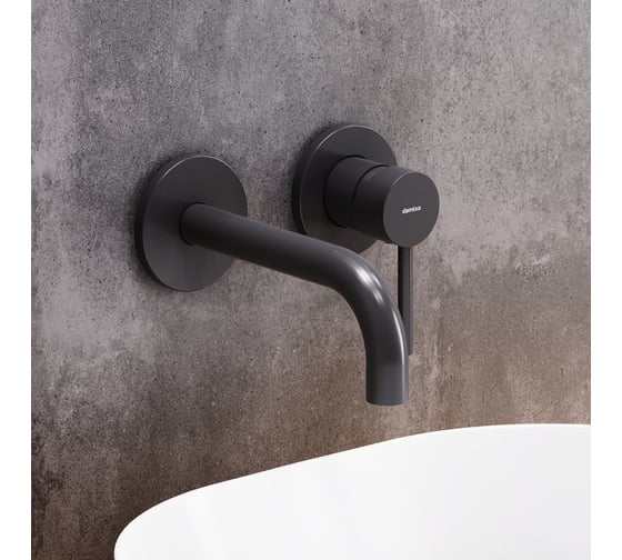 Встраиваемый смеситель для раковины Damixa Scandinavian Pure чёрный 360260300