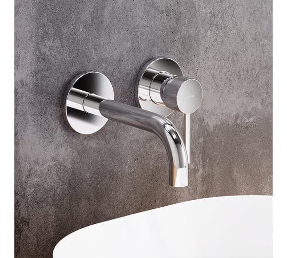 Встраиваемый смеситель для раковины Damixa Scandinavian Pure хром  360260000