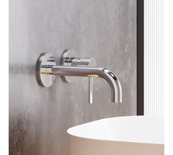 Встраиваемый смеситель для раковины Damixa Scandinavian Pure хром  360260000