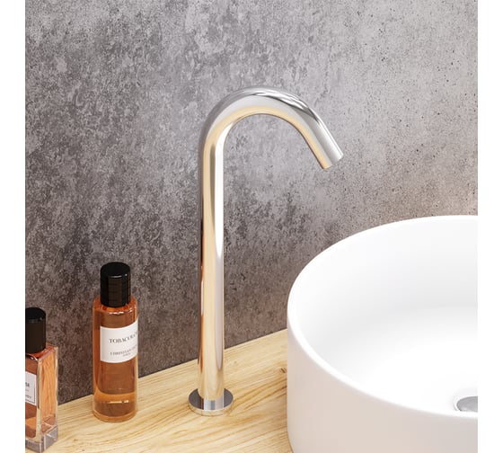 Сенсорный смеситель для умывальника Damixa Scandinavian Pure высокий, хром 360280000