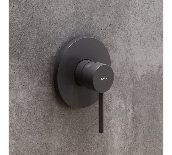 Встраиваемый смеситель для душа Damixa Scandinavian Pure чёрный 367500300