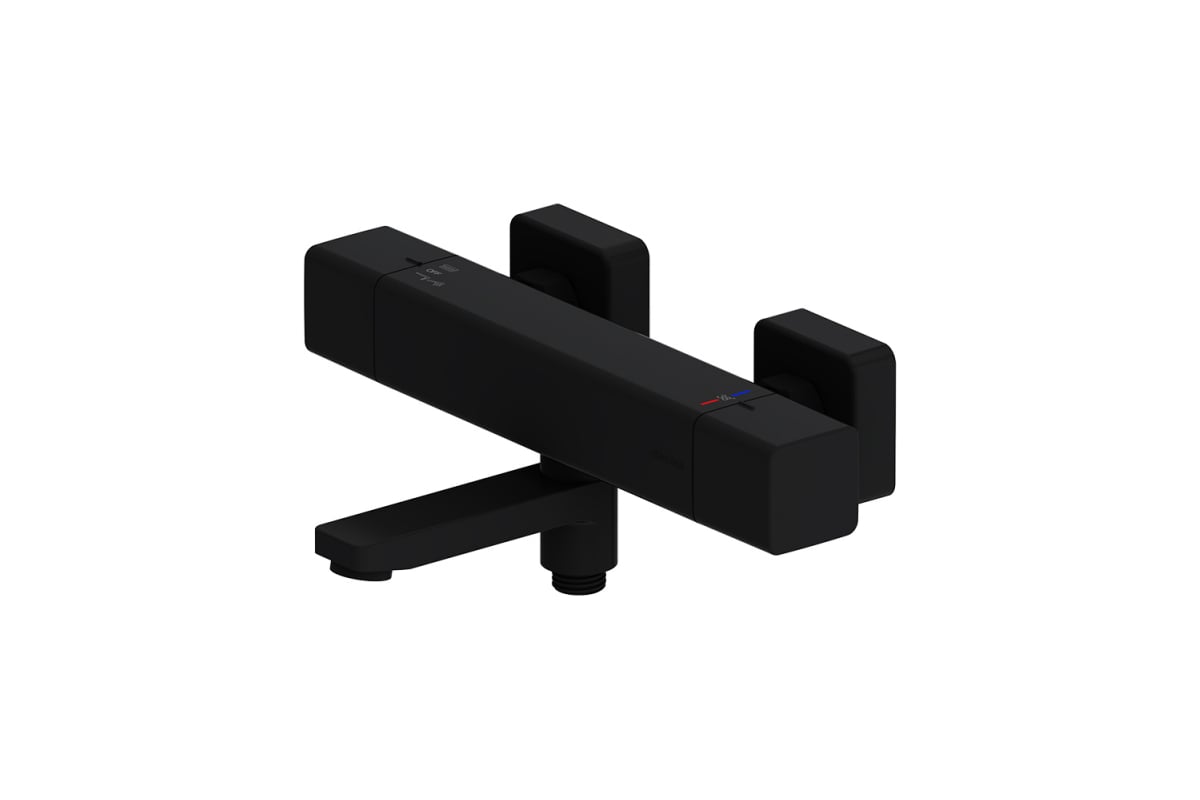 Термостатный смеситель для ванны - душа Damixa Gala чёрный 533000300 ...