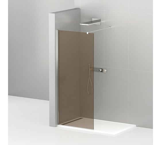 Душевая перегородка Cezares LIBERTA-L-1-120-120-BR-Cr