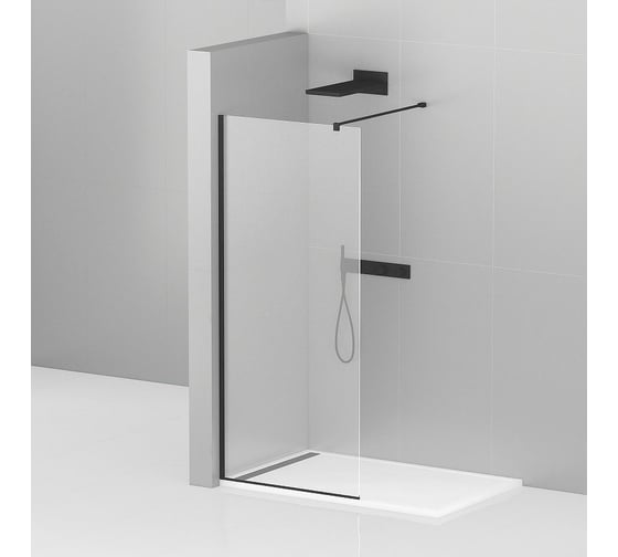 Душевая перегородка Cezares LIBERTA-L-1-100-120-C-NERO