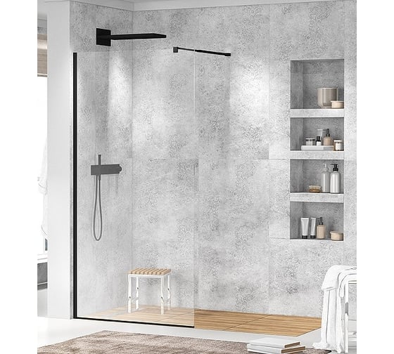 Душевая перегородка Cezares LIBERTA-L-1-100-120-C-NERO