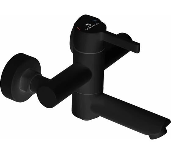 Смеситель для ванны Gota Rocio короткий нос черный Black White 016090 (DW0203-Z11) 1/10 016090-GOTA