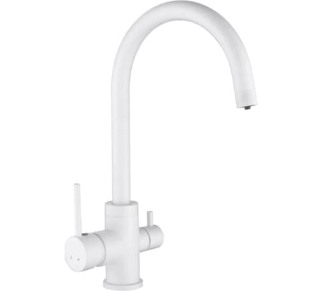 Смеситель для кухни Gota Rocio Special с дополнительным выходом для питьевой воды, цвет белый 1/10 351212-GOTA