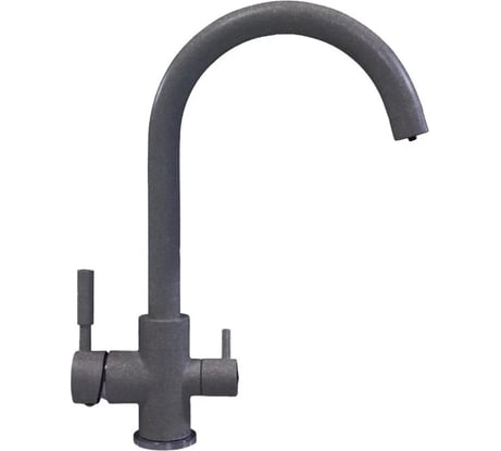 Смеситель для кухни Gota Rocio Special с дополнительным выходом для питьевой воды цвет графит 1/10 351213-GOTA