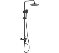 Душевая система Gota Rocio 3-х функциональная смеситель шар. излив L-20, цвет оружейная сталь, материал нерж. сталь G690272 Algar 690272-GOTA