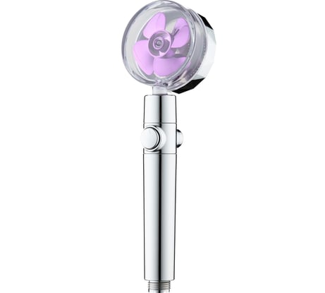 Душевая лейка ARGOTECH turbo, фиолетовый, с фильтром, блистер 43990