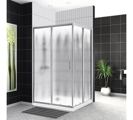 Душевой уголок BelBagno UNO-195-AH-2-100/80-CH-CR