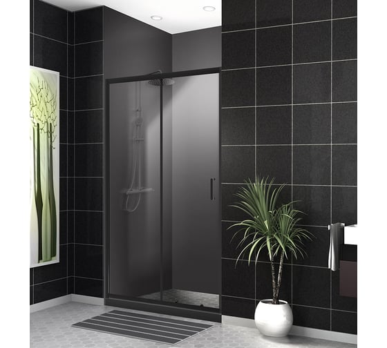 Душевая дверь BelBagno UNO-195-BF-1-140-C-NERO 1