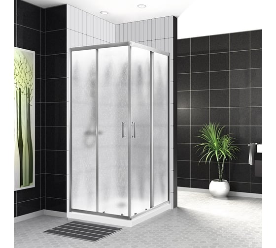 Душевой уголок BelBagno UNO-195-A-2-100-CH-CR