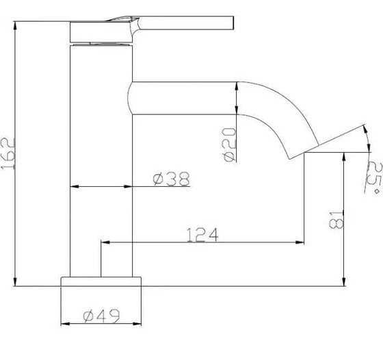 Смеситель для раковины BelBagno Etna ETN-LVM2-IN