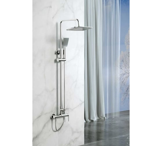 Душевая стойка BelBagno Acqua ACQUA-DOCM-CRM