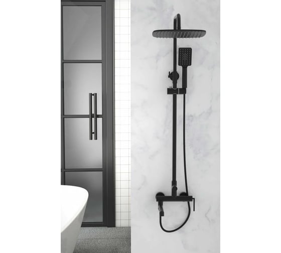 Душевая стойка BelBagno Acqua ACQUA-VSCM-NERO