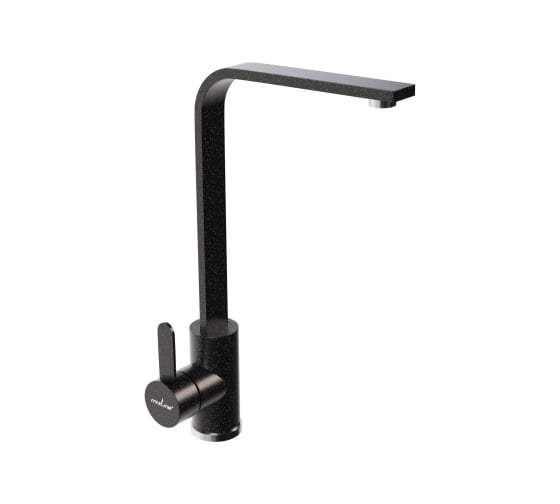 Смеситель для кухни MIXLINE ML-GS14 картридж 35 мм, 308 черный, высокий излив 550679 1
