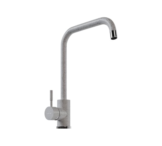 Смеситель для кухни MIXLINE ML-GS12 картридж 35 мм, 310 серый, высокий излив 550656
