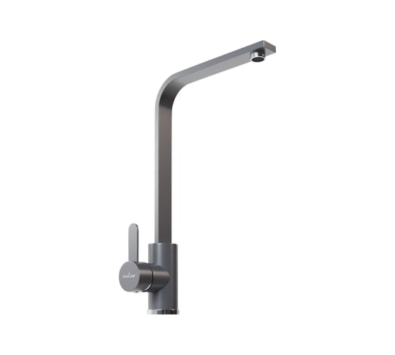 Смеситель для кухни MIXLINE ML-GS14 картридж 35 мм, 342 графит, высокий излив 550685