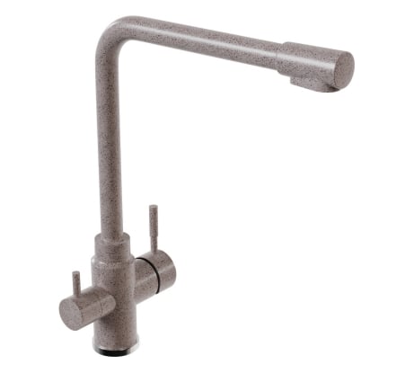 Смеситель для кухни MIXLINE ML-GS13 картридж 35 мм, 302 песочный, с выходом для питьевого фильтра 550665