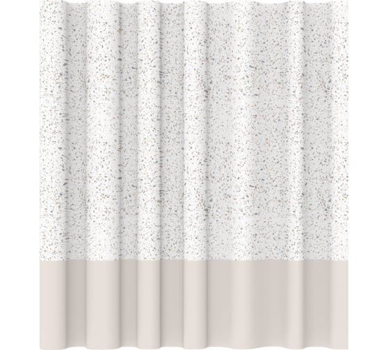 Шторка для ванной комнаты FORA Terrazzo 180x180 см FOR-PH-TERR