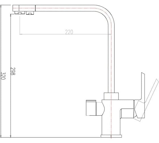 Смеситель ZorG Sanitary никель ZR 334 YF-NICKEL