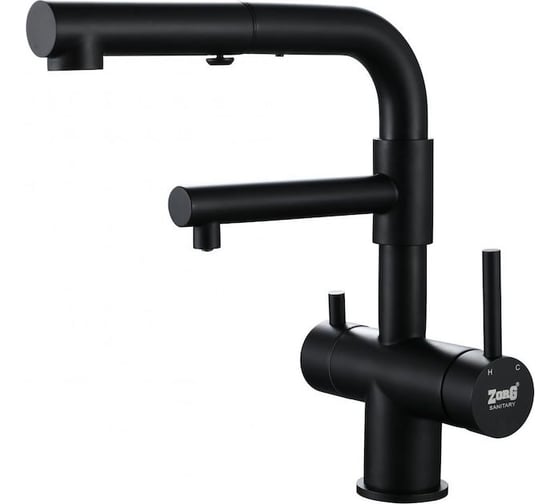 Смеситель ZorG Inox SZR-3216 GRAFIT 1