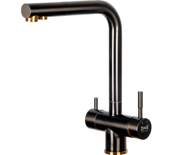 Смеситель ZorG Inox графит SZR-7039 BR/GRAFIT