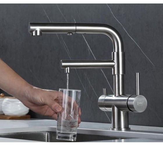 Смеситель ZorG Inox SZR-3216