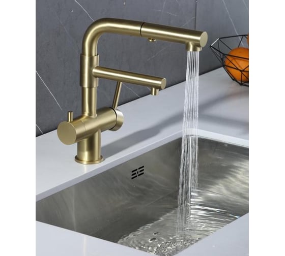 Смеситель ZorG Inox SZR-3216 BRONZE