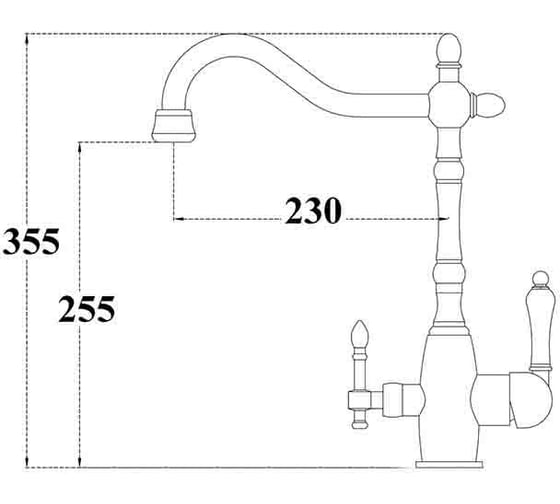 Смеситель ZorG Sanitary белый ZR 312 YF-33-WHITE
