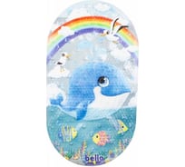 Коврик Joy Home Стар эскпо 68x38 см., овал, прозрачный Китенок 11373