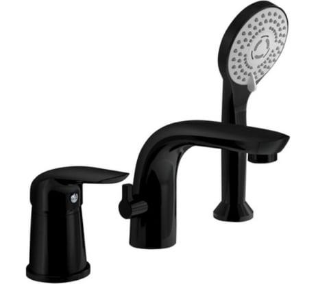 Смеситель на борт ванны ORANGE черный M60-333b