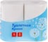 Туалетная бумага OfficeClean 2-слойная, 4 шт., 37,5м/рул.,тиснение, белая 325788 1