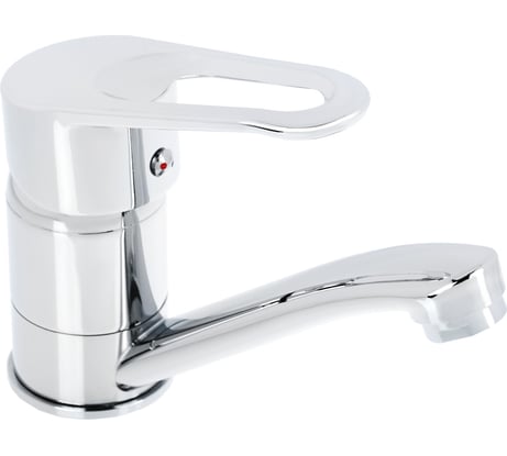 Смеситель для раковины СоюзКран низкий излив 15см, керам. картридж 40мм, хром SK02-I103 566-323