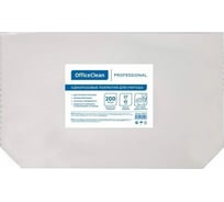 Покрытия на унитаз OfficeClean professional система v1, 1/2 сложения, 200 шт., 37x41см 300437