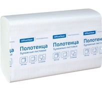 Бумажные gолотенца OfficeClean professional лист \z-сл\ \h2\, 2-слойные, 200 л/пач., 21,5x24, тиснение, белые 245843/Х