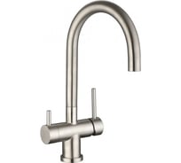 Смеситель для кухни TOPZERO нержавеющая сталь TPZ 302 INOX