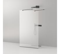 Душевая перегородка Cezares LIBERTA-L-2-100-120-C-NERO