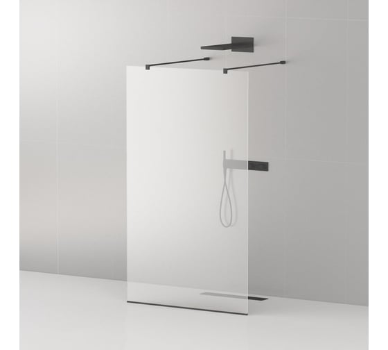 Душевая перегородка Cezares LIBERTA-L-2-100-120-C-NERO 1