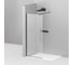 Душевая перегородка Cezares LIBERTA-L-1-85-120-C-NERO 1