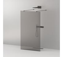 Душевая перегородка Cezares LIBERTA-L-2-120-120-GR-NERO