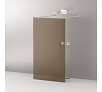 Душевая перегородка Cezares LIBERTA-L-2-100-120-BR-Cr