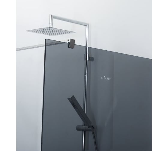 Душевая перегородка Cezares LIBERTA-L-2-100-120-GR-Cr