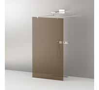 Душевая перегородка Cezares LIBERTA-L-2-120-120-BR-Cr