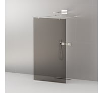 Душевая перегородка Cezares LIBERTA-L-2-80-120-GR-Cr