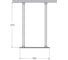 Душевая перегородка Cezares LIBERTA-L-2-80-120-GR-Cr 2